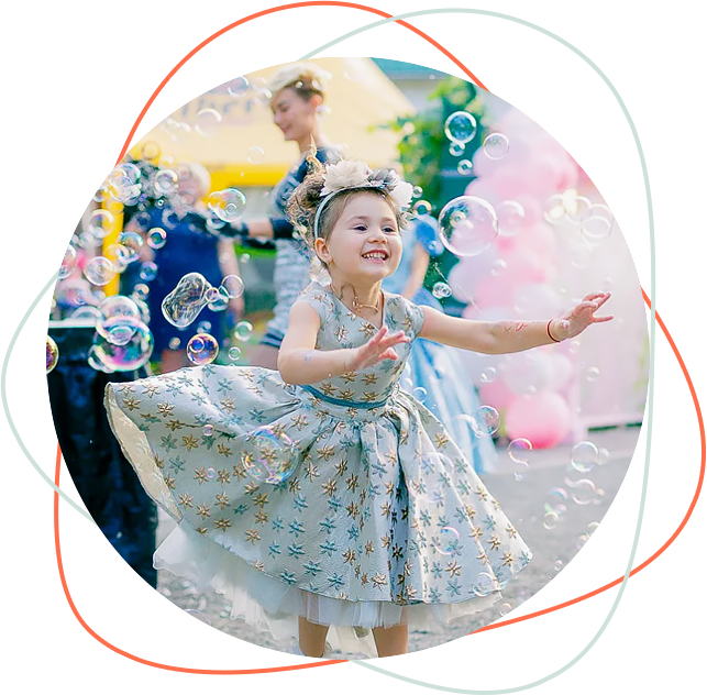 Шоу мыльных пузырей